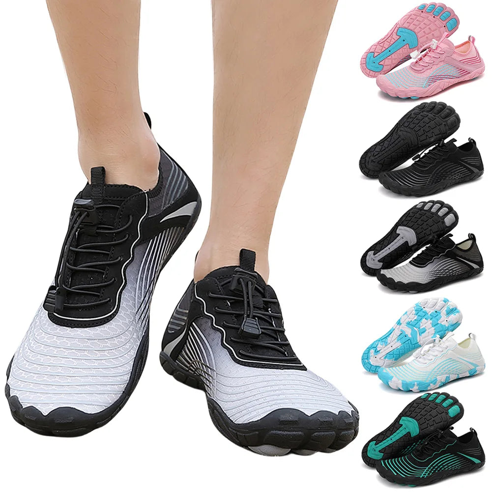 Water Shoes Lightweight Aqua Shoes Non-slip Barefoot Beach Shoes Breathable Soft Diving Sneakers Quick Drying for Water Sports