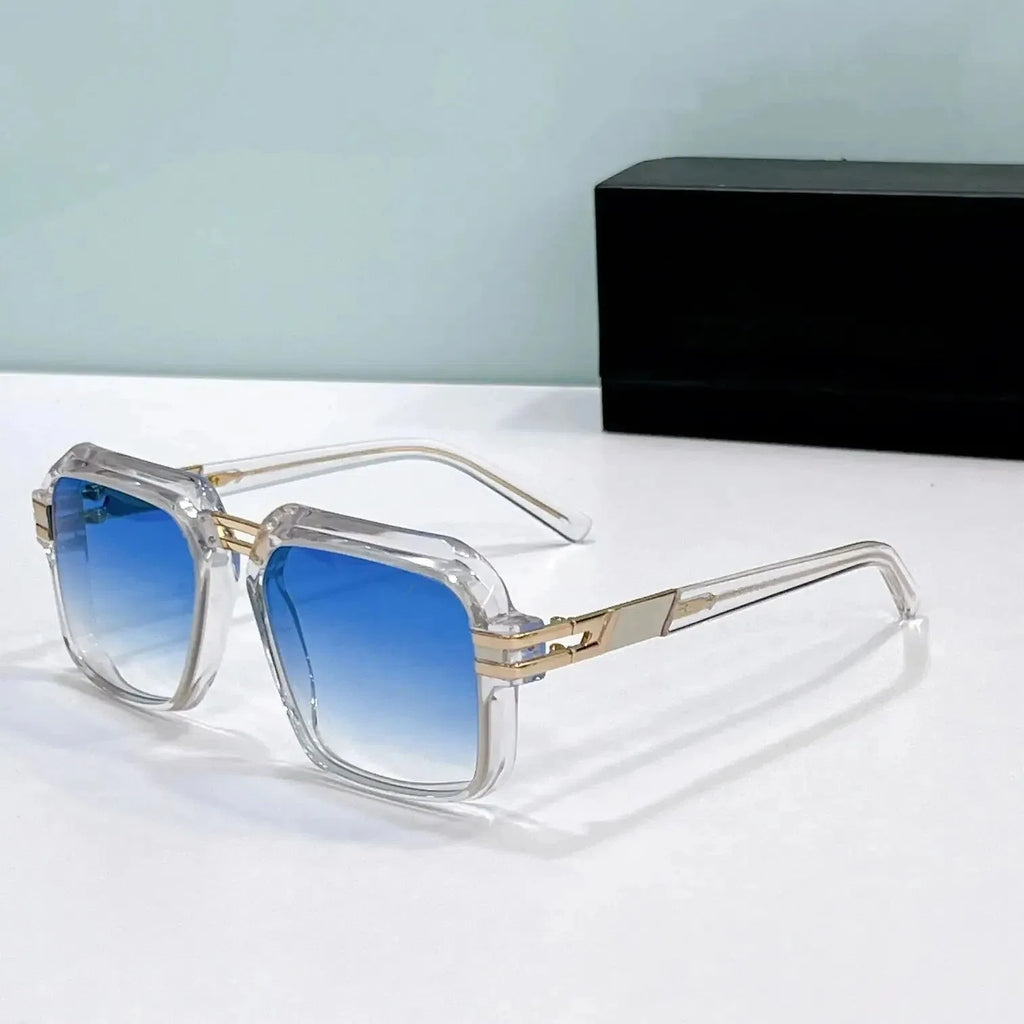 ORIGINAL MOD6004 Casual Classic Gradient UV400 Trendy Men Sunglasses Luxury Design Red Acetate Frame Retro Women Couple Eyewear