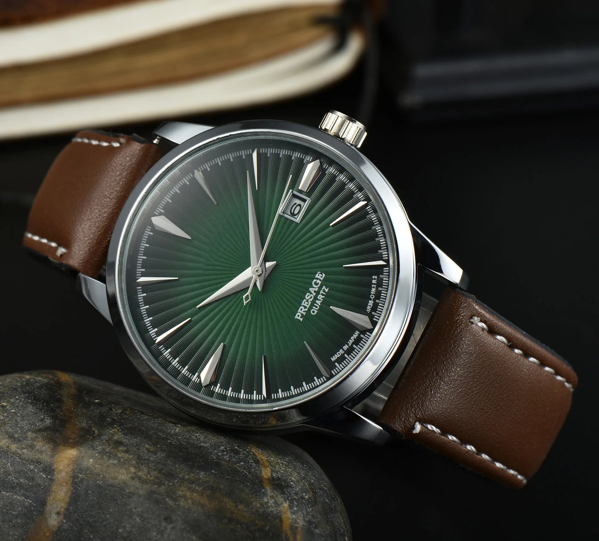 2025 Luxury Brand New Fashion Mens Watches Waterproof Leather Strap Casual Automatic Mechanical Watch Relogio Masculino