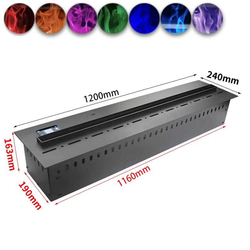 3D Atomized Fireplace With Colorful Steam Flame Ecological Decorative Customized Mist Indoor Electric Water Vapor Fireplace