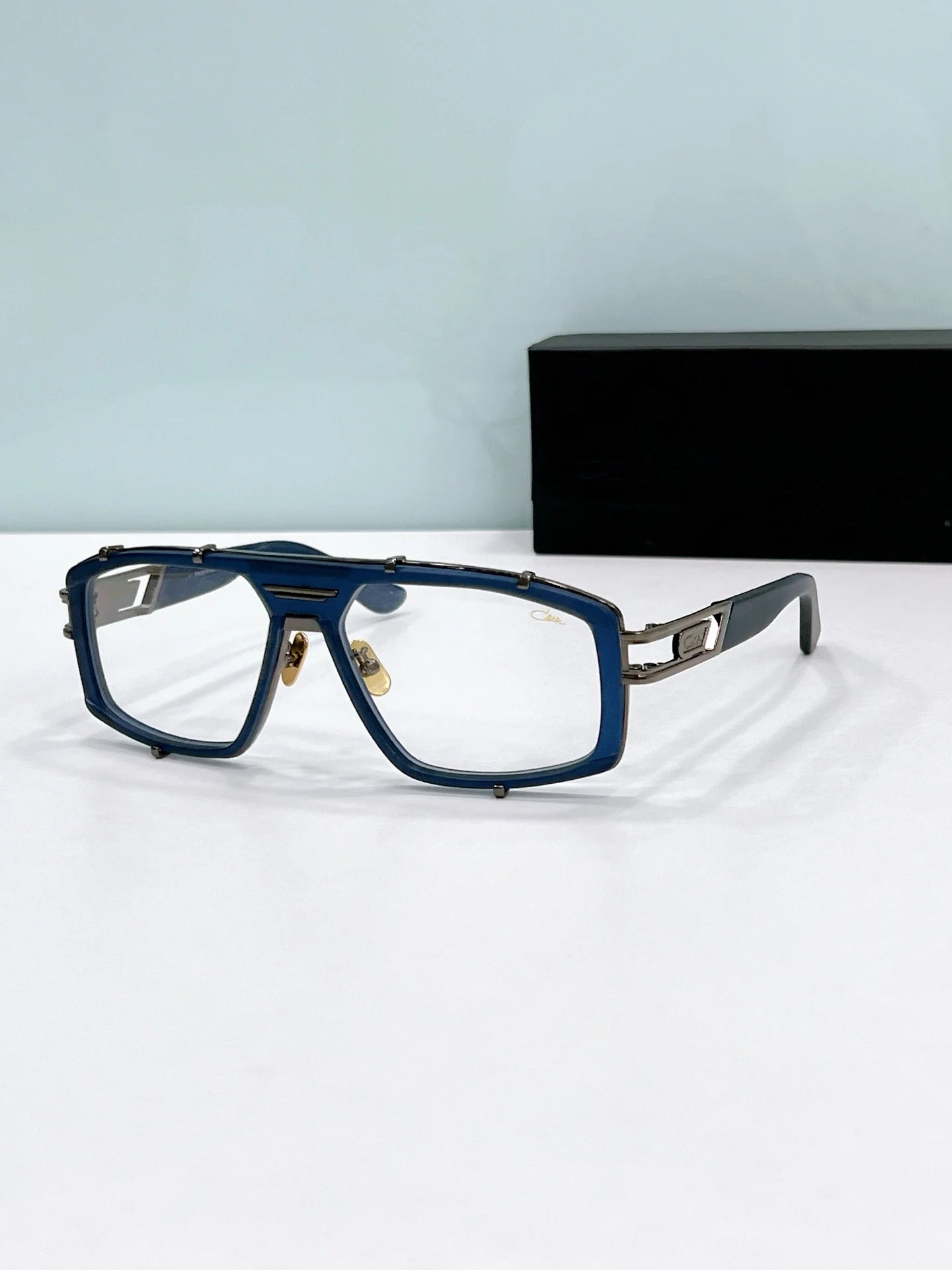 Original CCAZAL MOD8046 Polarized Gradient Driving Anti-Glare Men Sunglasses Trendy Luxury Leisure Business Women Couple Eyewear