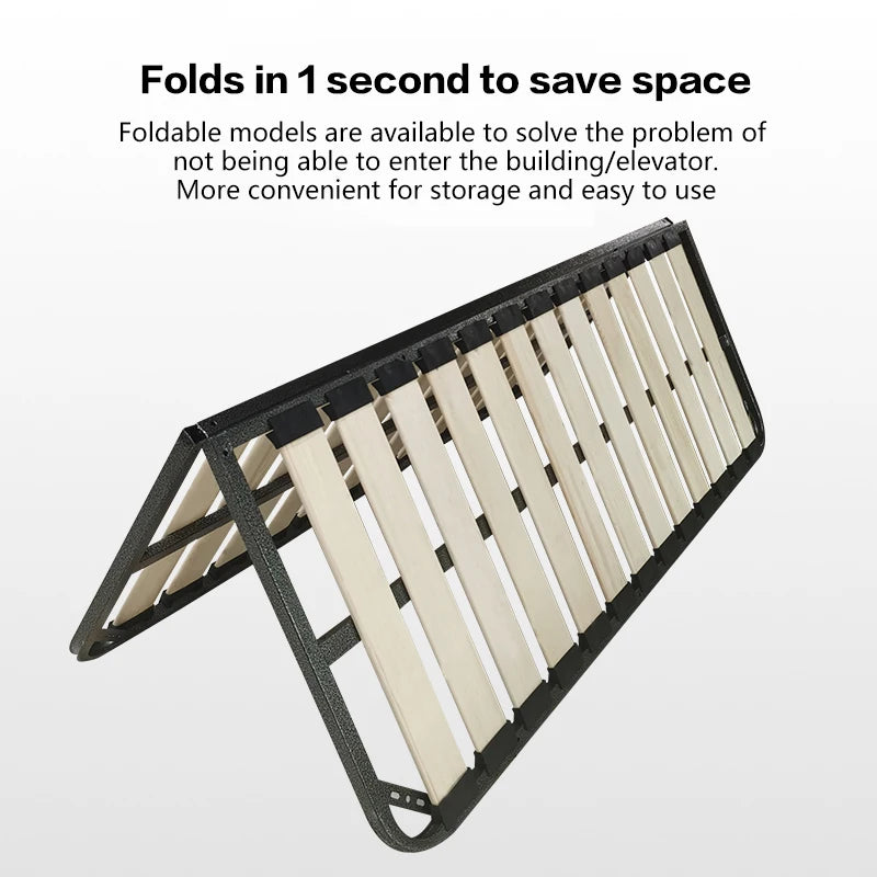 Tatami Row Frame Bed Frame Fir Bed Board Moisture-proof Floor Covering All Solid Wood Mattress Pine Folding Breathable Shelf