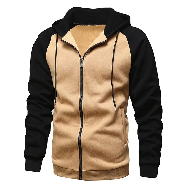 New 2025 Autumn and Winter Casual Jacket for Men All Elite Wrestling Zipper Hoodie with Pocket Printing Sweater Sportwear