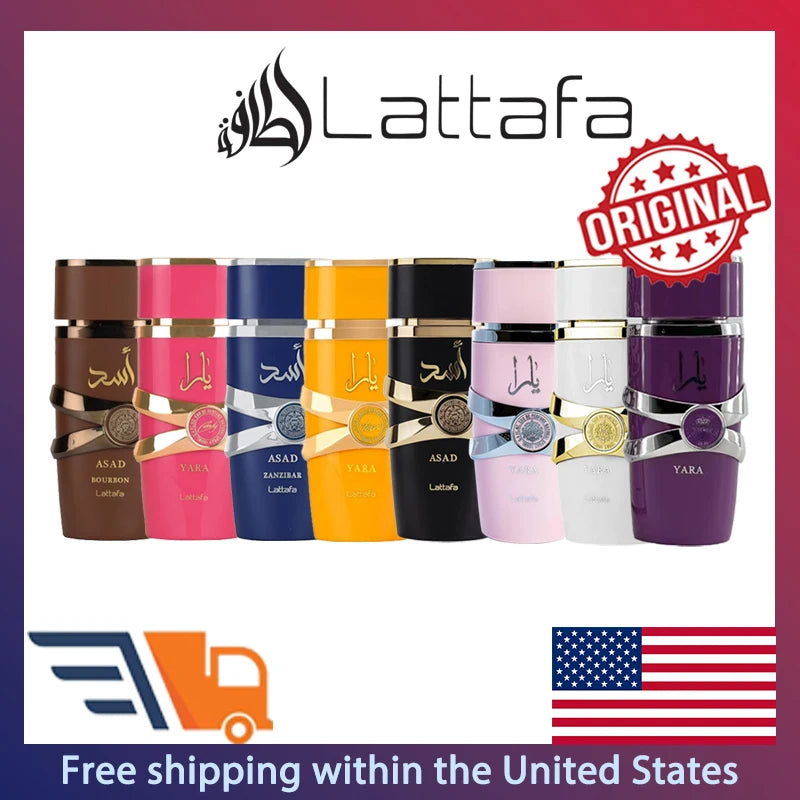 Lattafa Yara Candy Eau de Parfum Spray for Women 100ml Original Arab Perfumes Lasting Floral Fragrance Pheromones perfume hombre