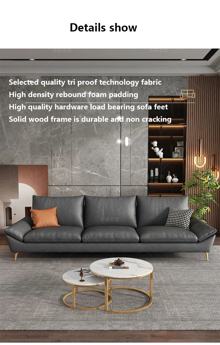 European Luxury Living Room Sofa Modern Cozy Family Technology Cloth Technology Cloth Divano Furniture Cheap Sofas In Offers