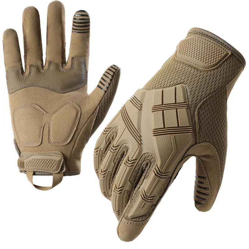 Tactical Gloves for Men,Touchscreen Motorcycle Gloves with Soft Shell&Palm Pad for Cycling Hunting Camping Climbing