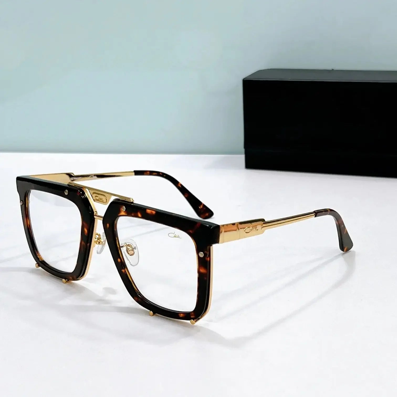 New Arrival ORIGINALCAZAL MOD648 Premium Alloy+Acetate Frame Men Eyewear Luxury Trendy UV400 Driving Anti-Glare Women Sunglasses