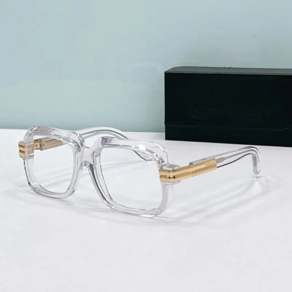 New Arrival ORIGINALCAZAL MOD6073 Premium Classic Business Men Eyewear Stylish Wine Red Acetate Frame Square Women Sunglasses