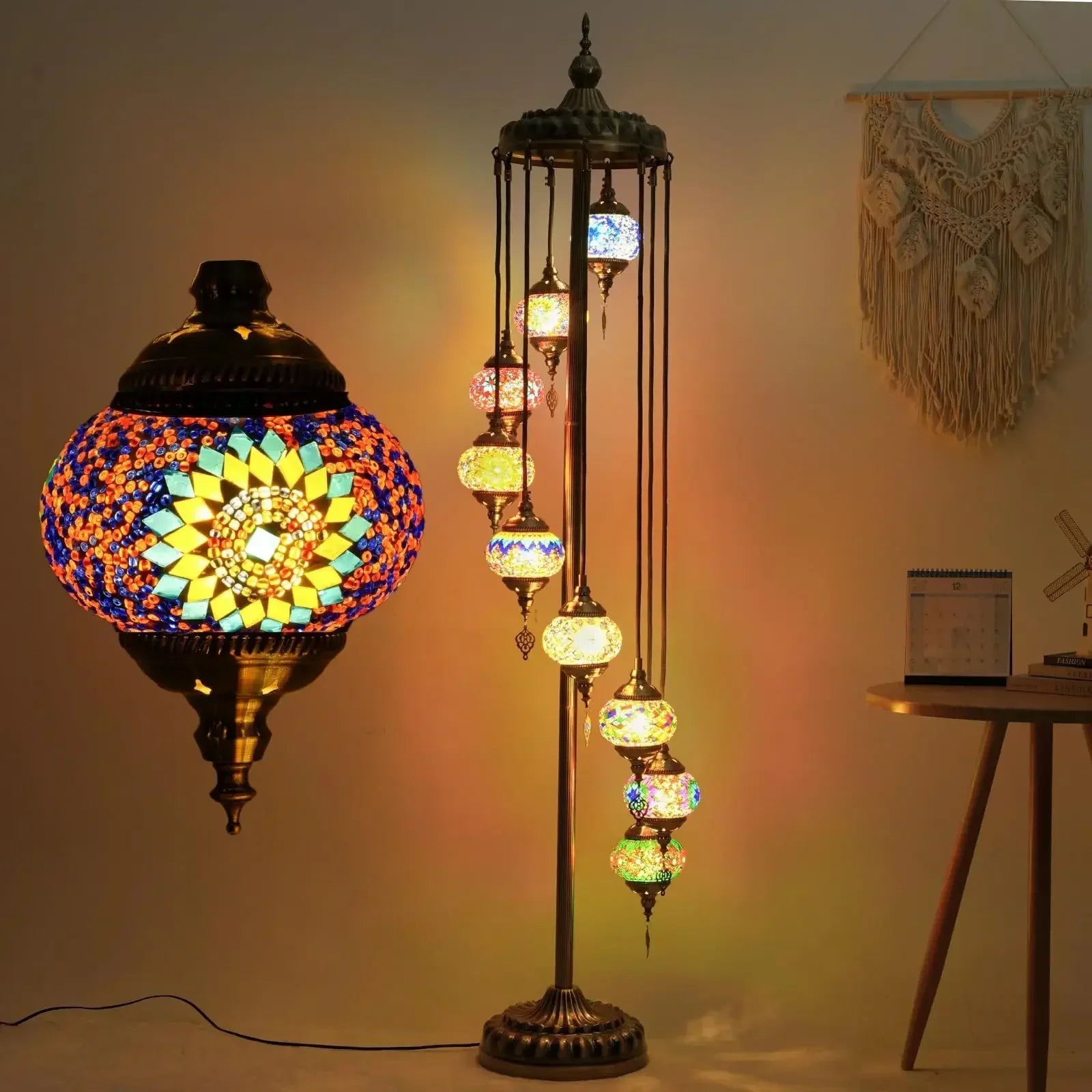Turkish Moroccan Floor Lamp, Handcrafted Moroccan Style, Turkish Floor Light for Home Decor