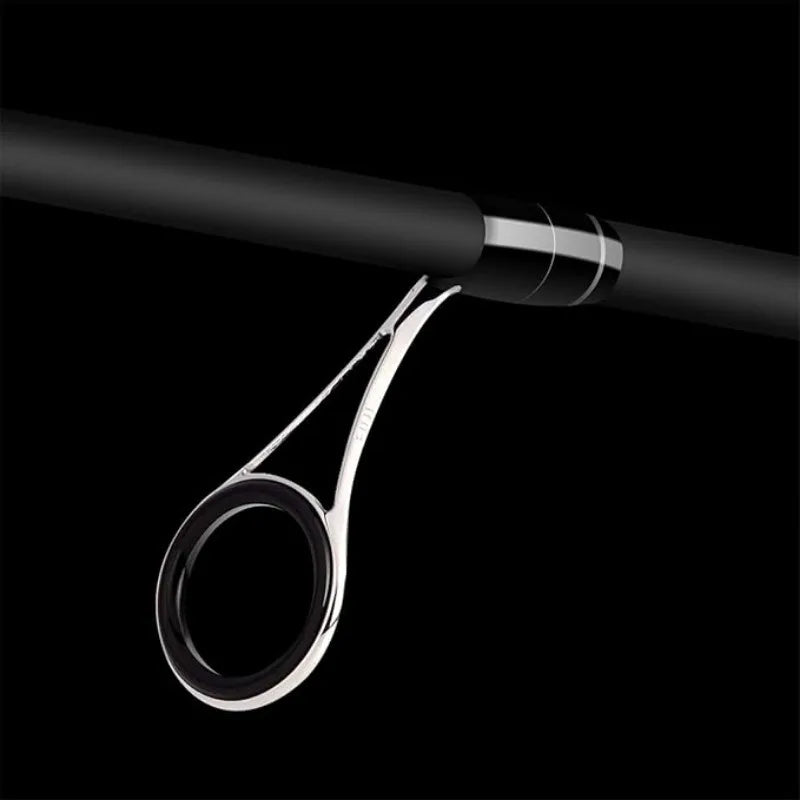 180cm/70.86inch Black And Gold Lure Rod - Multi-layer Carbon Wrapped, Foldable, Medium-fast Adjustment