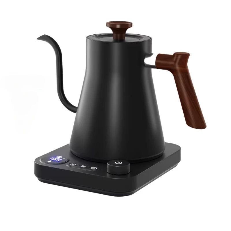 900ML Intelligent Constant Temperature Electric Kettle Hand Brewed Coffee Pot Gooseneck Pot Used for Brewing Milk Powder