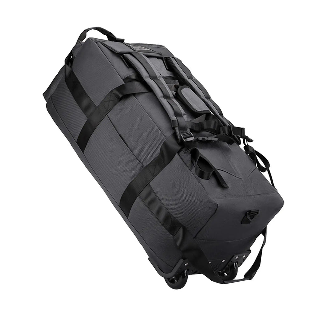 Wheeled Duffel Bag Rolling Garment Bag Large Portable Overnight Suitcase Backpack for Beach Business Trip Camping Storage Bag