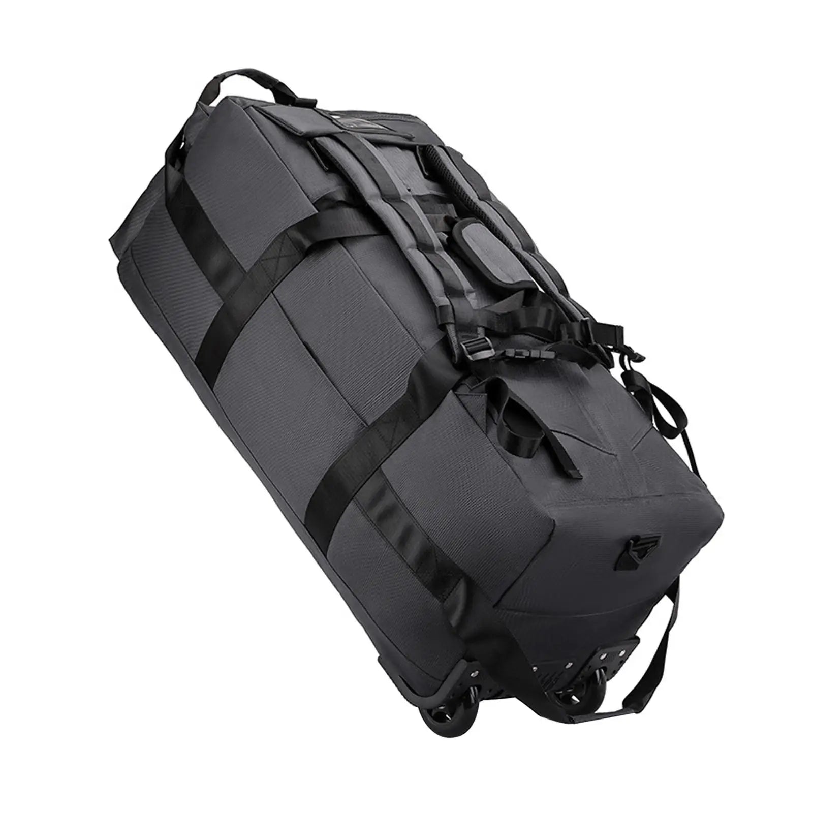 Wheeled Duffel Bag Rolling Garment Bag Large Portable Overnight Suitcase Backpack for Beach Business Trip Camping Storage Bag