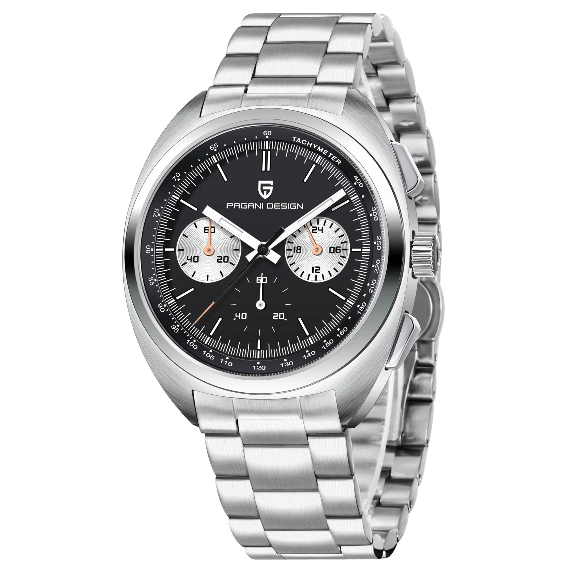 PAGANI DESIGN Men's Watches Luxury Quartz Wrist Watch For Men AR Sapphire Speed Chronograph Retro Dial Clock Reloj Hombre 2023