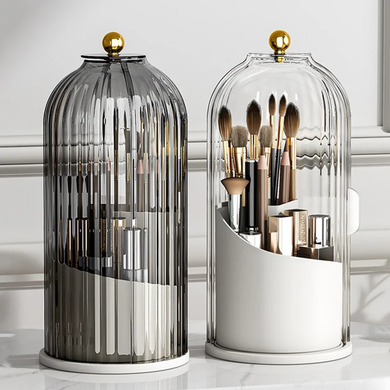 Rotating Cosmetics Storage Box Dresser Lipstick Eyebrow Pencil Cosmetics Storage Box