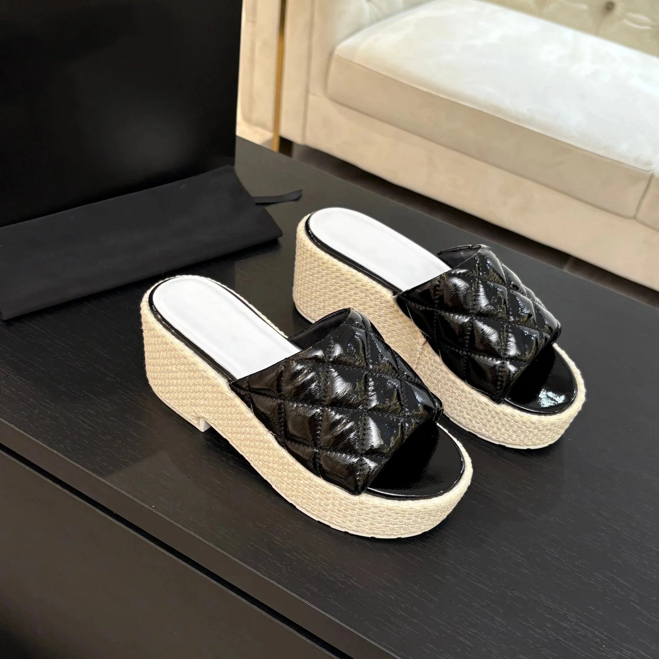 Shoes Women Size35-42 Butterfly Knot Sandals Super High Heels Pearls Pumps Genuine Leather Designer Shoes Zapatillas De Mujer