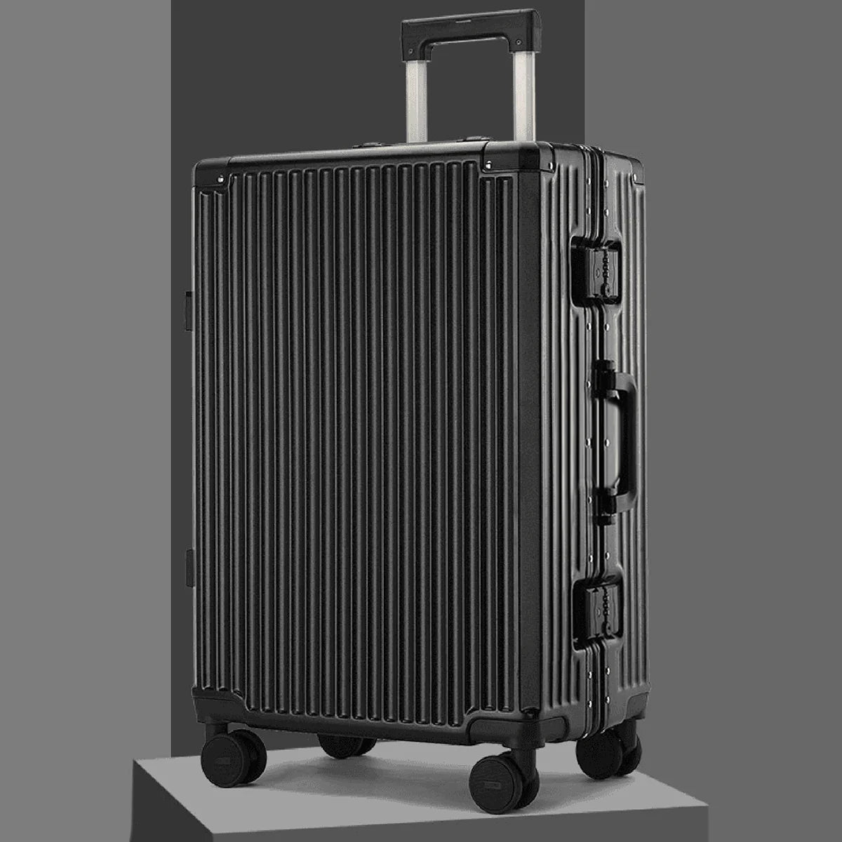 Trolley Luggage 20 24 26 28 英寸 Aluminum Frame Rolling Luggage Case Travel Suitcase on Wheels Combination Lock Carry on Luggage