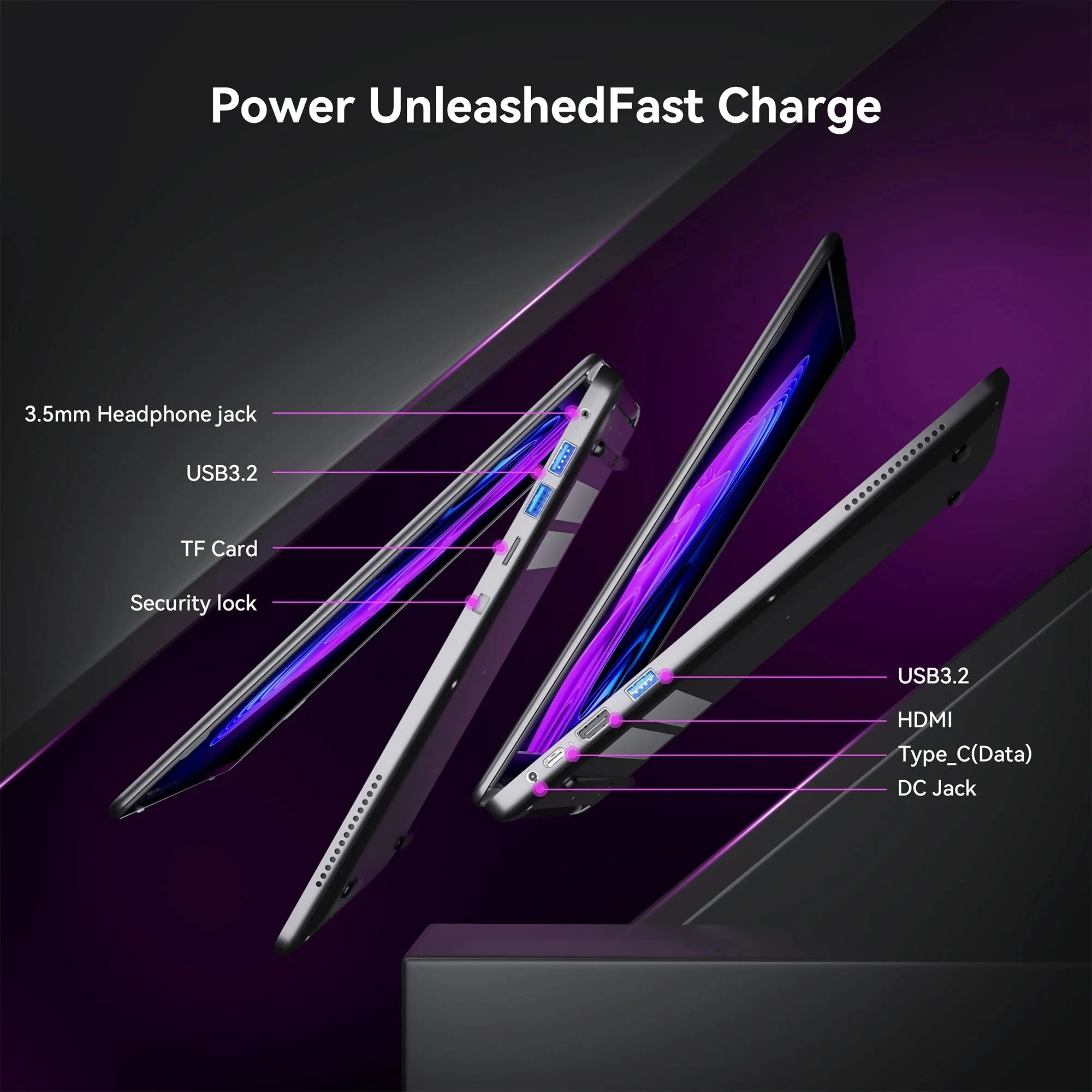 ACEMAGIC AX16 Laptop Intel N97 16 Inch 16GB LPDDR4 RAM 512GB SSD Lightweight Business Computer Notebook PC Windows 11 Pro