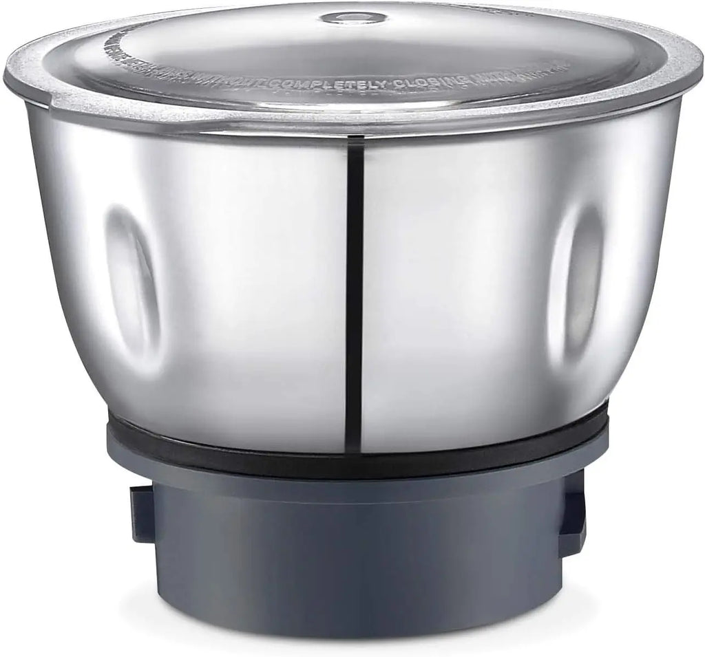 Delight Wet/Dry 3-Jar Mixer Grinder Powerful 750 Watts Motor, Stainless Steel Blades and Jars, Modern Elegant Design, 110v for U