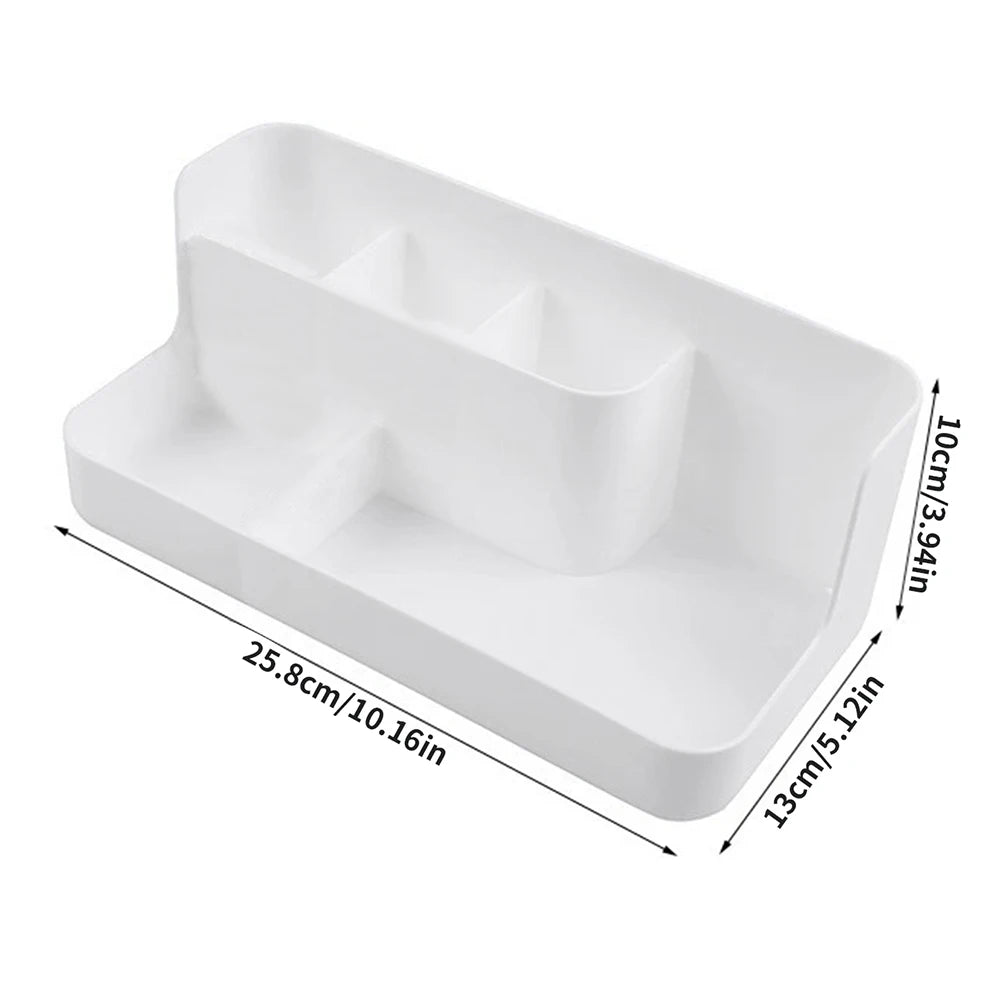 Makeup Organizer Box Cosmetic Storage Box for Bathroom Office Desktop for Brush Lotion Lipstick Nail Polish Container