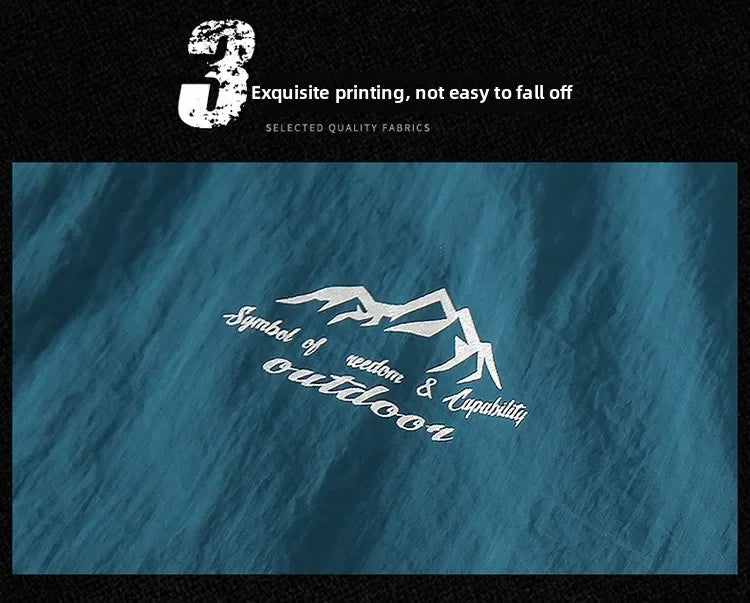 UPF100+ Men Summer Windbreaker Zip Pockets Uv Sun Protection Jackets Breathable Ultra-light Clothes Outdoor Skin Thin Coats Camp