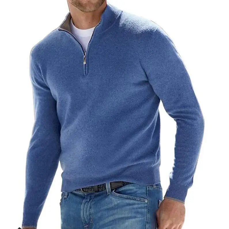 2025 Long Sleeved Sweater Men's Base Sweater for men in Autumn and Winter in Stock