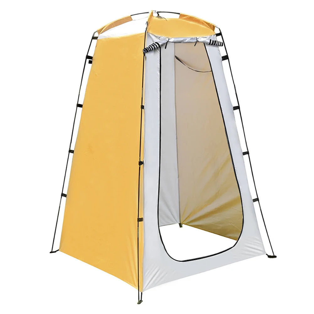 Dressing Room Mobile Toilet Tent Folding Sunshade Bathing Tents Waterproof UV Protection Tear-resistant for Hiking Travel
