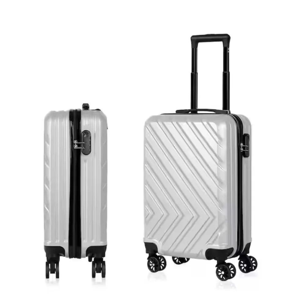 Carry On Luggage, 20" Hardside Suitcase ABS Spinner Luggage with Lock - Arrow