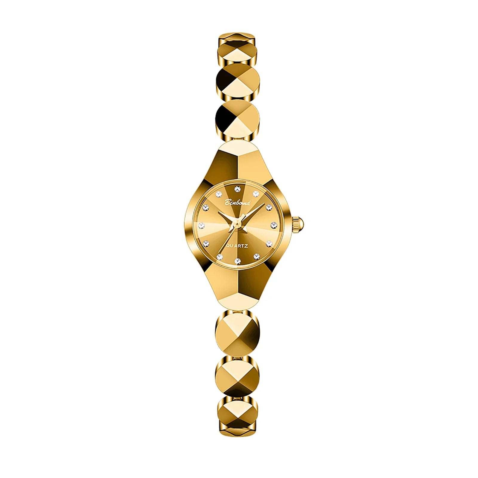 Women Quartz Watch Diamond Case Diamond Scale Waterproof Watch Stainless Steel Strap Elegant Fashion Valentine's Day Watch Gife