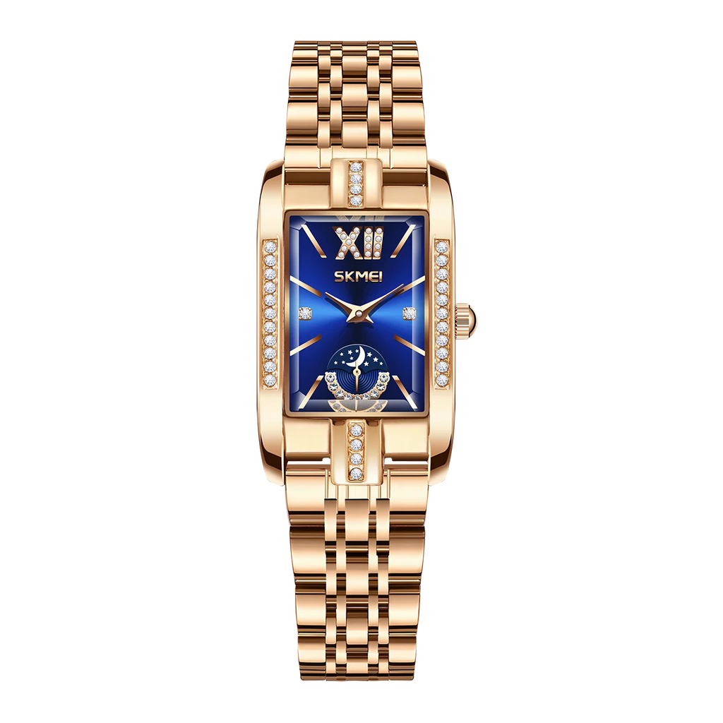 SKMEI Romantic Style Watches Ladies Wristwatches Fashion Elegance Waterproof Quartz Stainless Steel Strip Watch Women Watch