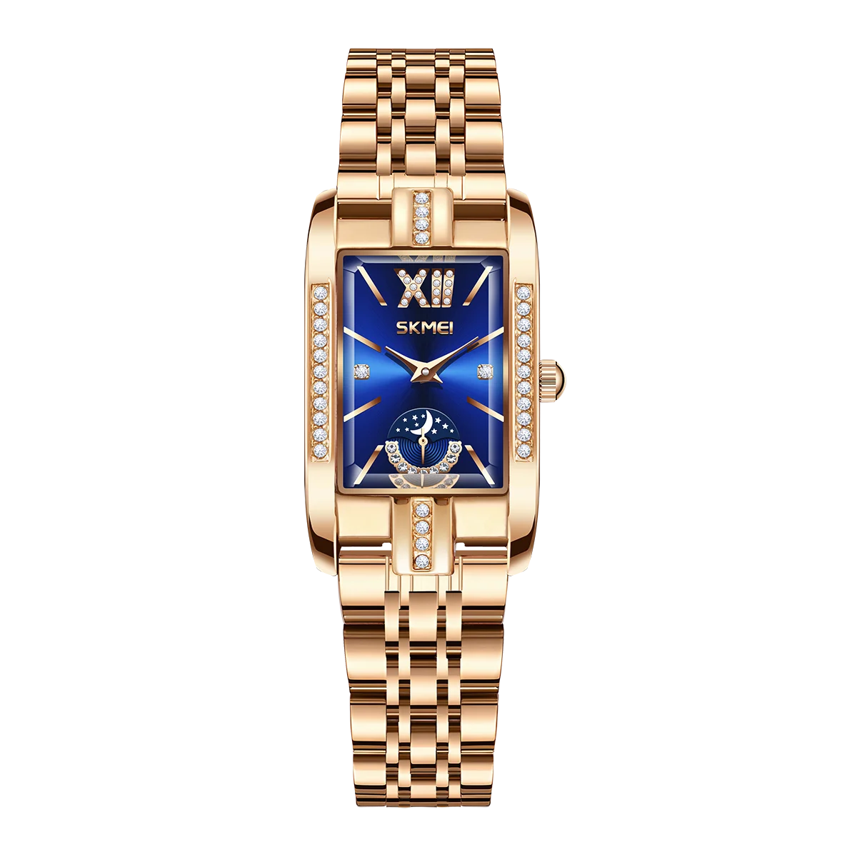 SKMEI Romantic Style Watches Ladies Wristwatches Fashion Elegance Waterproof Quartz Stainless Steel Strip Watch Women Watch