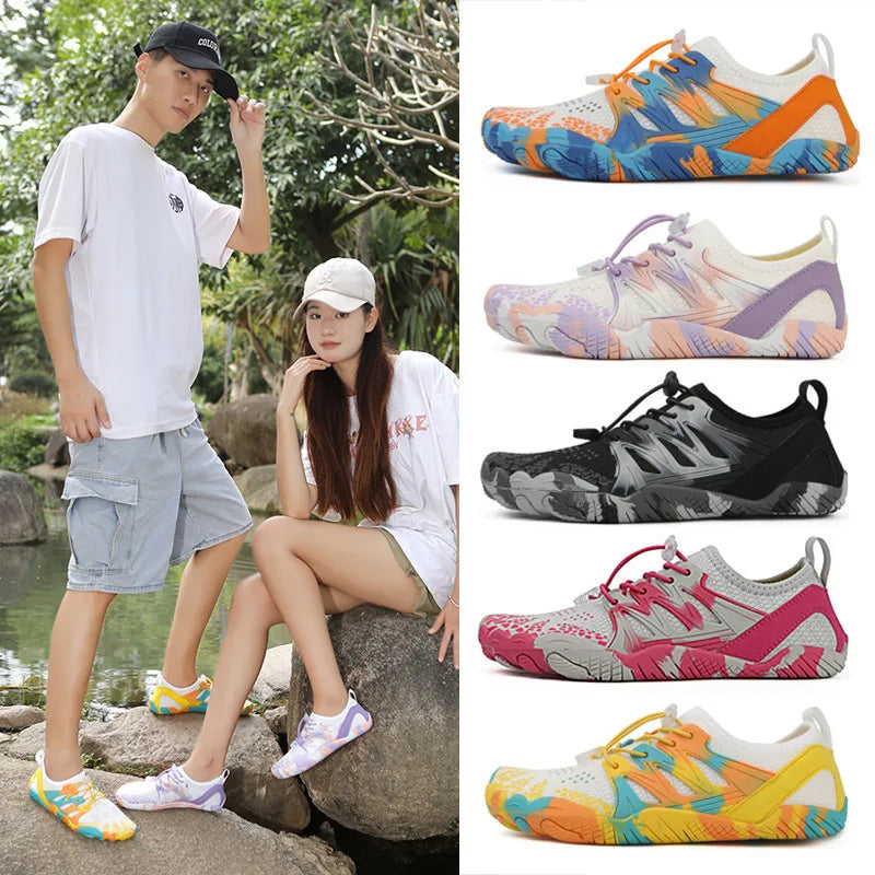 Beach Shoes for Men Women Breathable Barefoot Shoes Outdoor Athletic Sport Shoes for Hiking Diving Boating Outdoor Water Sports