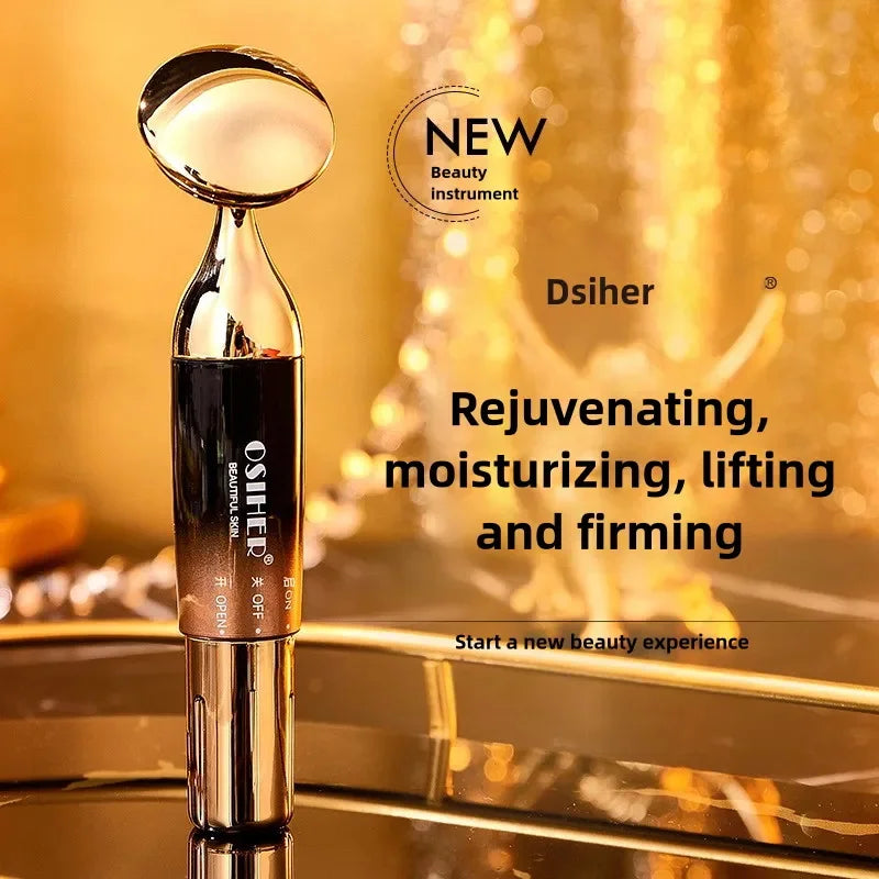 3 IN 1 Electric Facial Beauty Devices Face Lifting Anti Wrinkle Facial Eye Massage with Face Cream Introducer Skin Rejuvenation