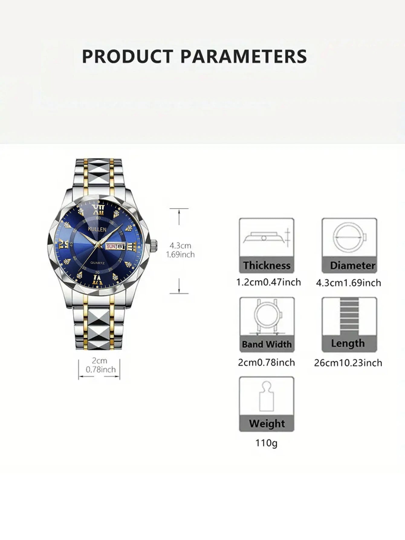 Male Mens Quartz Watches Top Brand Luxury Business Waterproof Luminous Large Dial Men Wristwatches Sports Stainless Steel Watch