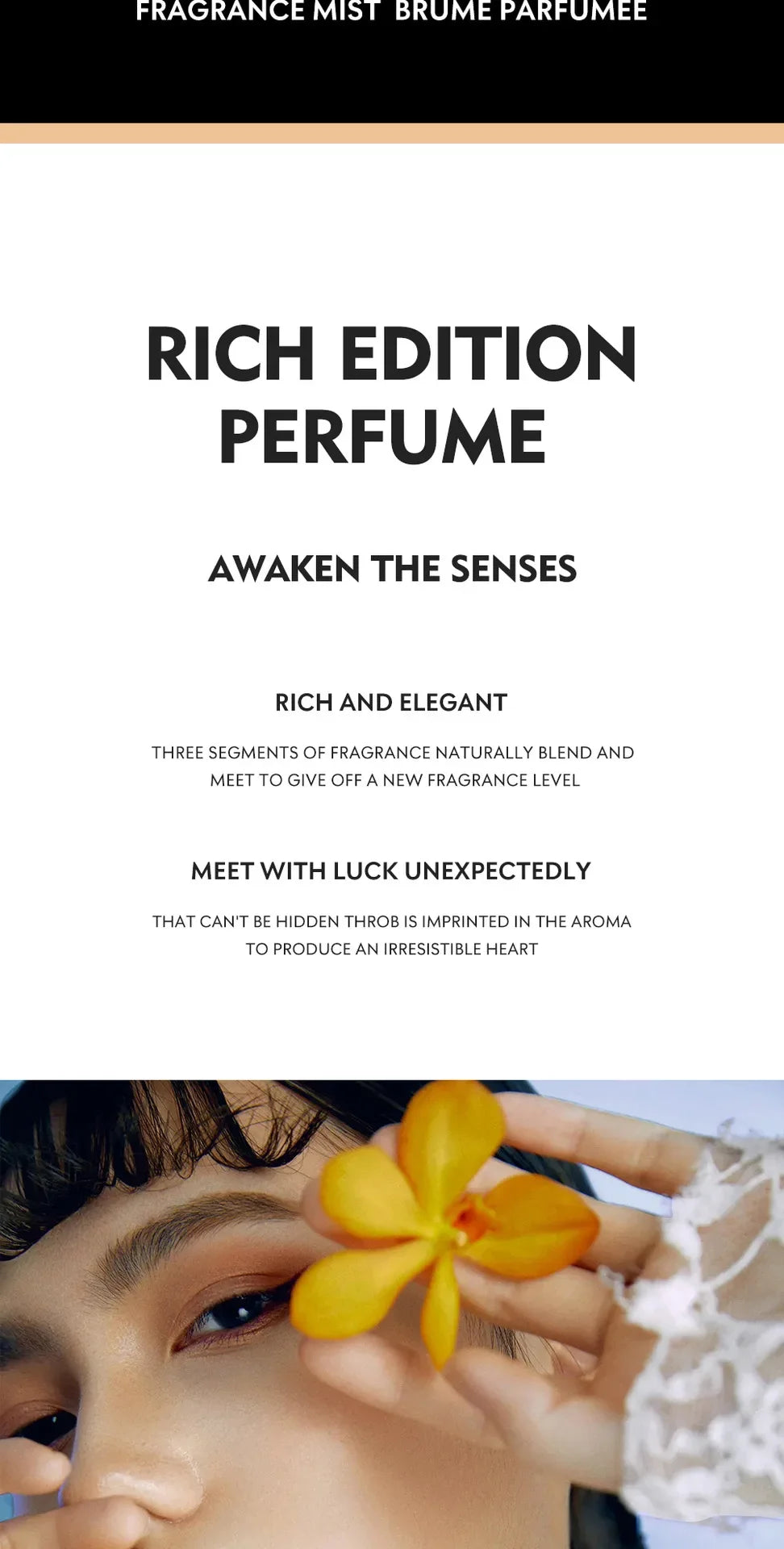 Body Spray Women's  Fragrance Floral and Fruit Tone Lasting Fragrance Thailand's 250ml