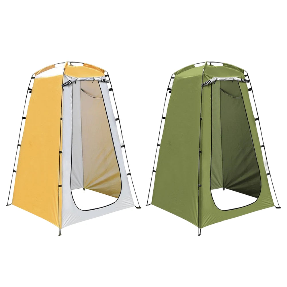 Dressing Room Mobile Toilet Tent Folding Sunshade Bathing Tents Waterproof UV Protection Tear-resistant for Hiking Travel
