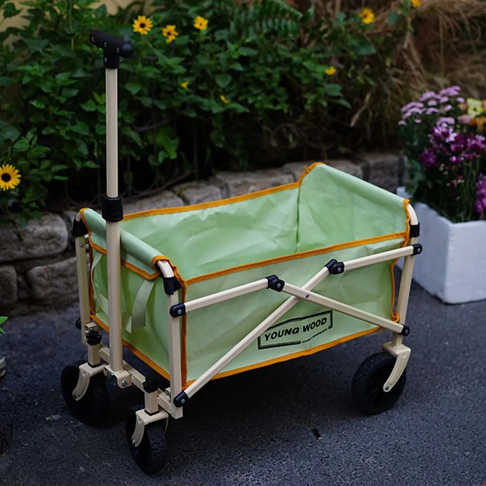 Collapsible Wagon Carts,Folding Wagon Cart with All Terrain Wheels,Outdoor Utility Wagon for Camping Shopping Sports Fishing