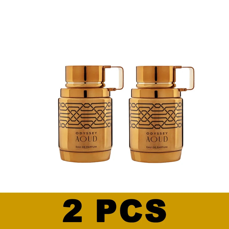 Armaf Odyssey Aoud Eau de Parfum Spray 100ml Original Arab Perfumes Lasting Woody Spicy Pheromones Perfume Cologne Makeup Gifts