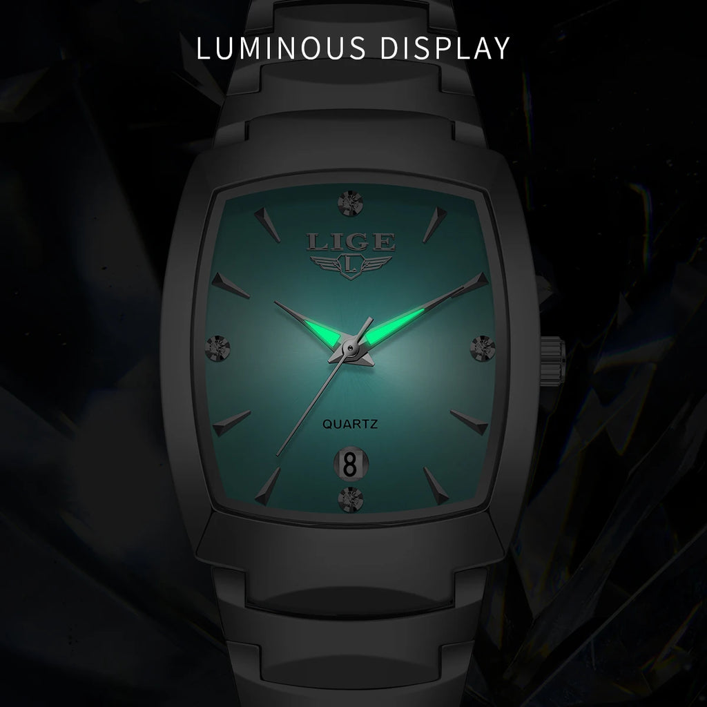 LIGE New Ladies Waterproof Watch Luxury Stainless Steel Women Watches Creative Fashion Original Elegant Quartz Wristwatch Gift