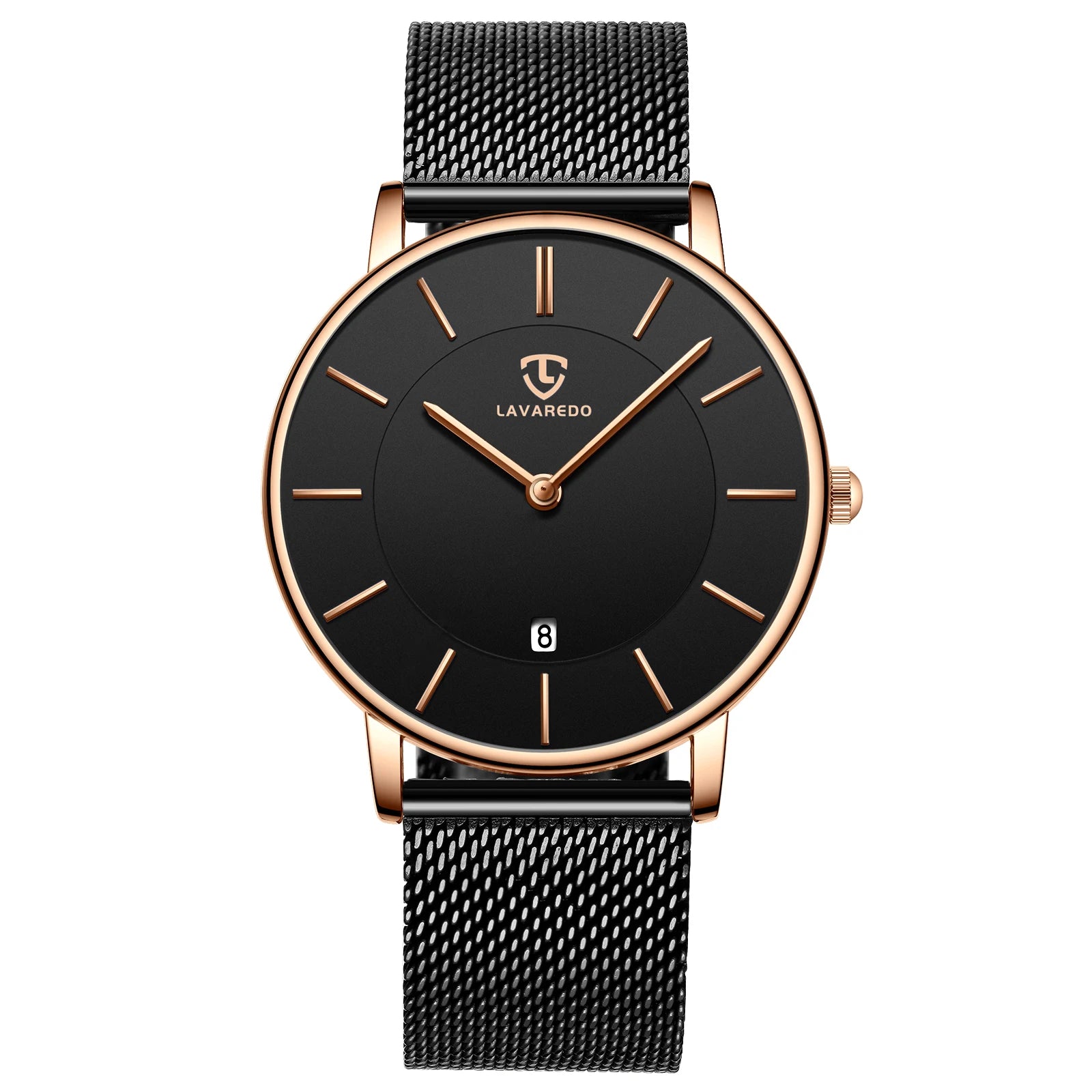 Mens Watches, Minimalist Fashion Simple Wrist Watch for Men Analog Date with Leather Strap
