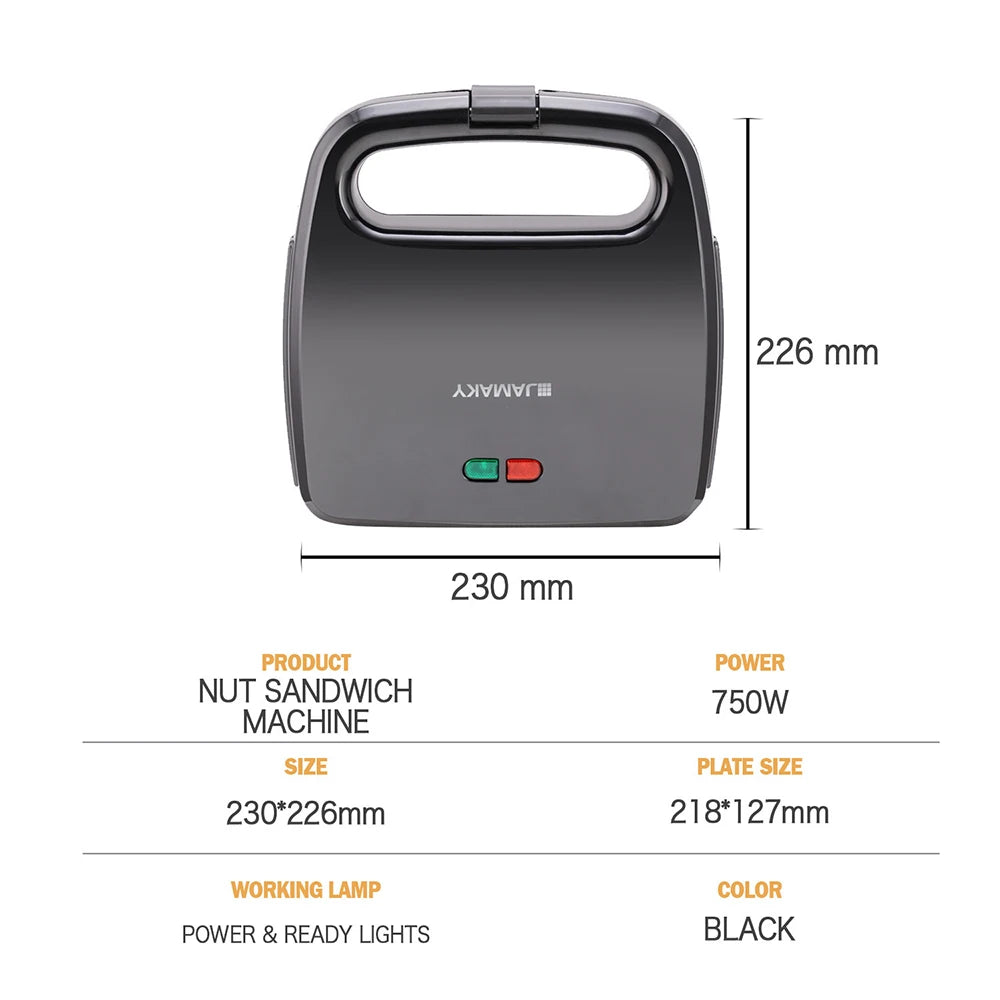 Walnut Biscuit Baking Machine, 12 Hole Nonstick Tray Biscuit Pastry Electric Walnut Cake Maker, Mini Nut Maker