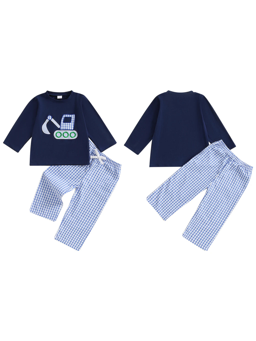 Boys Autumn Outfits Cute Animal Print Hoodie and Denim Jeans 2-Piece Set for Toddler Boys Casual Wear