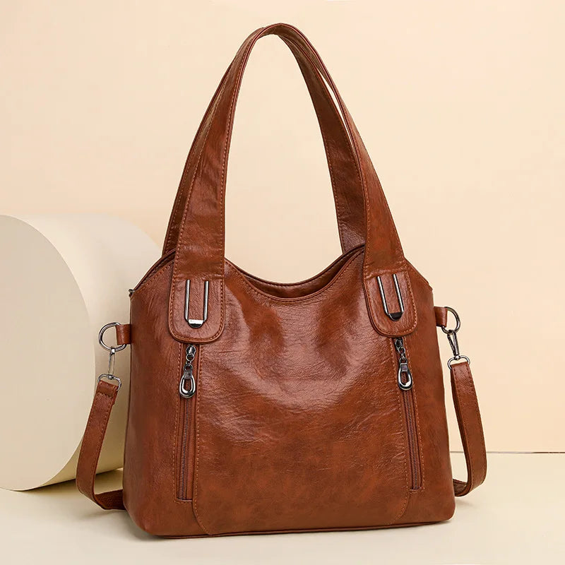 Women's Bag  New Fashion Hundred With Large-Capacity Tote Casual Handheld Shoulder Satche Large Bag