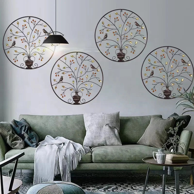 Black Metal Wall Decor Stylish Wall Accents for Home Decor