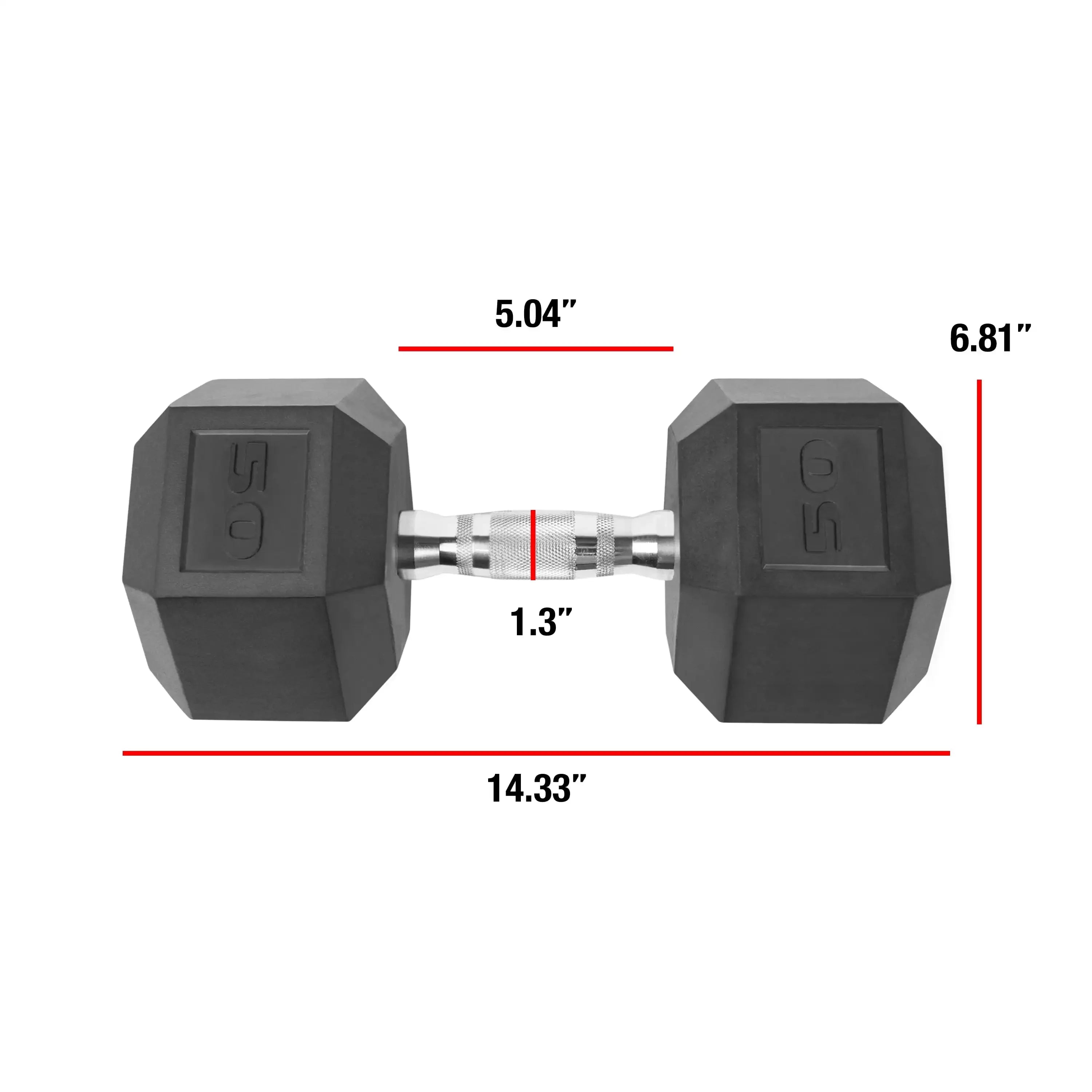 8lb Pair Rubber Coated Hex Dumbbells, Non-Slip Grip & Quiet Floor Protection, Hexagon Shape Prevents Rolling for Home Gym