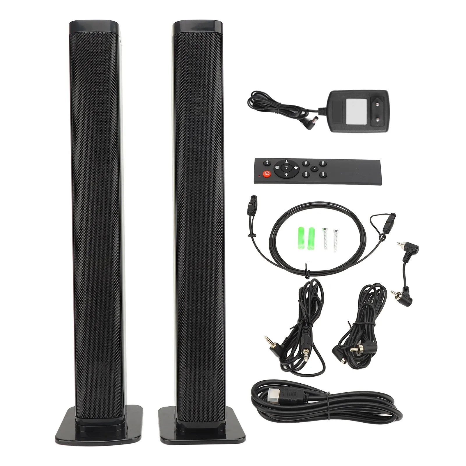 2 in 1 Separable Soundbar Bluetooth TV Speaker Wall Mounted with HD Multimedia Cable for Home Theater Home Theater Soundbar