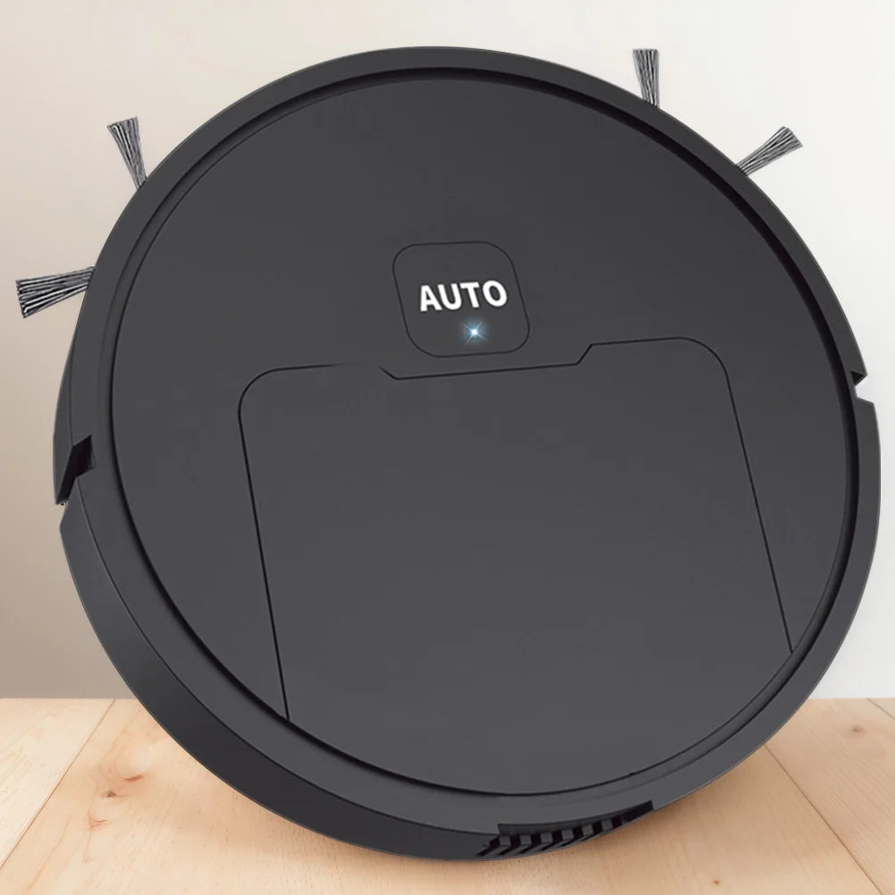 Robotic Vacuum and Mop Combo Automatic Cleaning Sweeping Machine USB Rechargeable 75 Min Runtime for Pet Hair Carpets and Floors