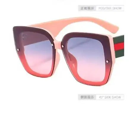 Women's Luxury Brand Sunglasses Woman High Quality Designer Sun Glasses Women Ladies Shade Oversized Eyewear Oculos De So