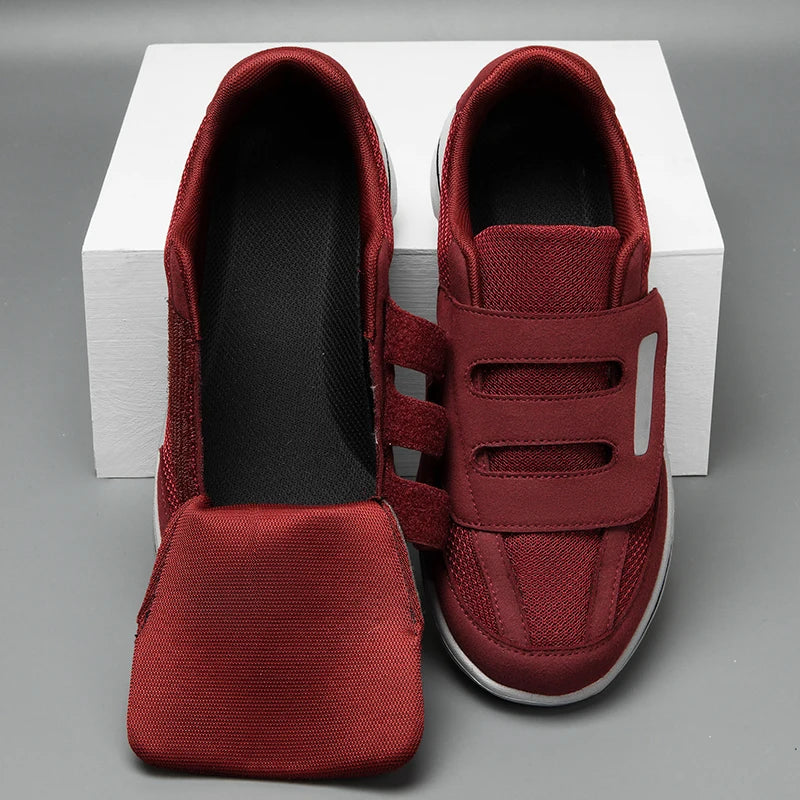 Wide Toe Sneakers For Fat Foot Diabetes Shoes Hallux Valgus Bunion Orthopedics Swollen Feet Thumb Eversion Footwear