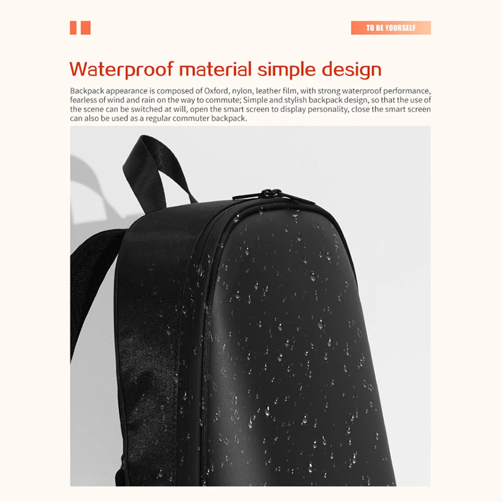 Led Advertising Backpack app Control Waterproof Portable Pixel Screen Bag for Outdoor Travel and Business Use